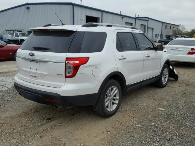 1FMHK8D89CGA15485 - 2012 FORD EXPLORER X WHITE photo 4