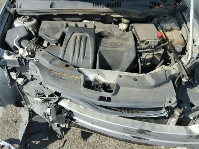 1G1AK58F987336150 - 2008 CHEVROLET COBALT LS SILVER photo 7