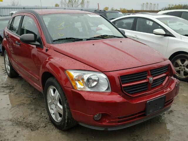 1B3HB48B57D569652 - 2007 DODGE CALIBER SX RED photo 1