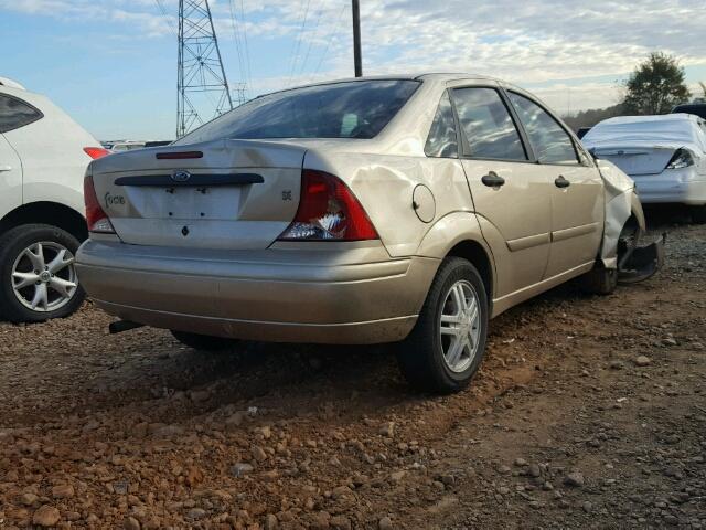 1FAFP34P72W347815 - 2002 FORD FOCUS SE TAN photo 4