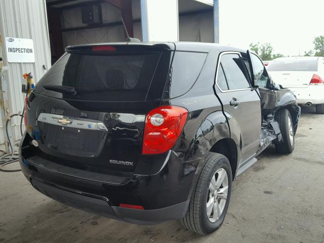 2GNALAEK9F1106768 - 2015 CHEVROLET EQUINOX LS BLACK photo 4