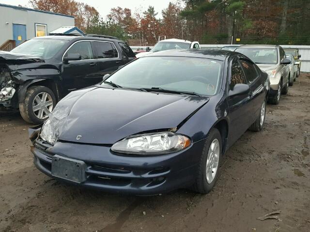 2B3HD46R62H195462 - 2002 DODGE INTREPID S BLUE photo 2