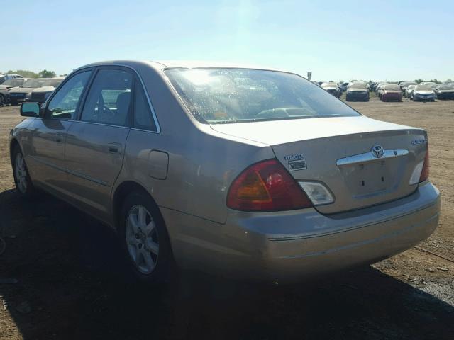 4T1BF28B8YU114174 - 2000 TOYOTA AVALON XL BEIGE photo 3