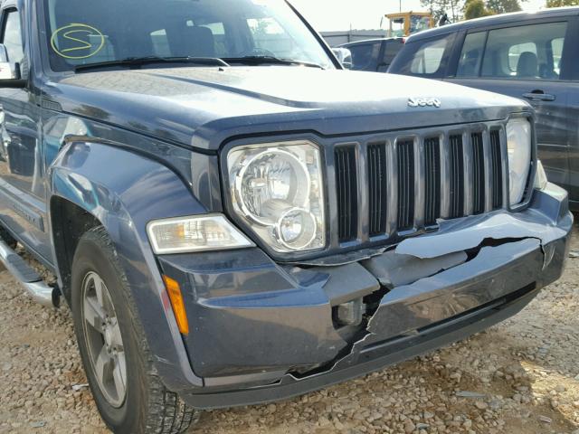 1J8GN28K28W227368 - 2008 JEEP LIBERTY SP BLUE photo 9