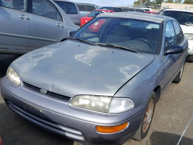 1Y1SK5280VZ435229 - 1997 GEO PRIZM LSI GRAY photo 2