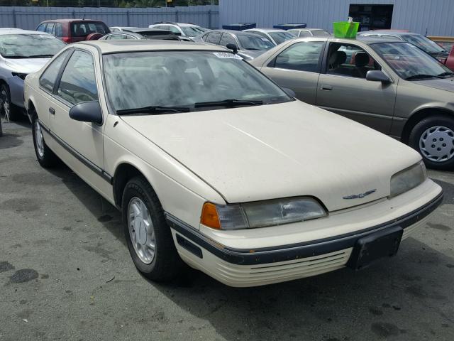 1FAPP6240KH204482 - 1989 FORD THUNDERBIR TAN photo 1