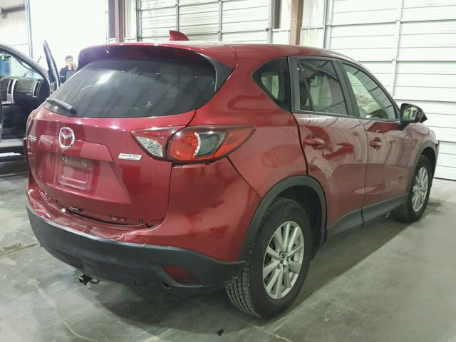 JM3KE2CY8F0434528 - 2015 MAZDA CX-5 RED photo 4