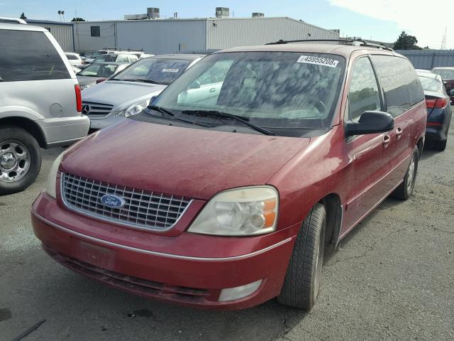 2FMZA52274BA95558 - 2004 FORD FREESTAR S BURGUNDY photo 2