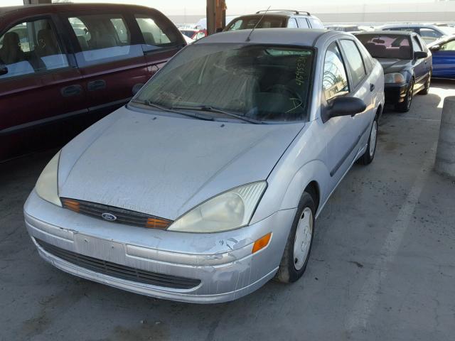 1FAFP33P12W302354 - 2002 FORD FOCUS LX GRAY photo 2