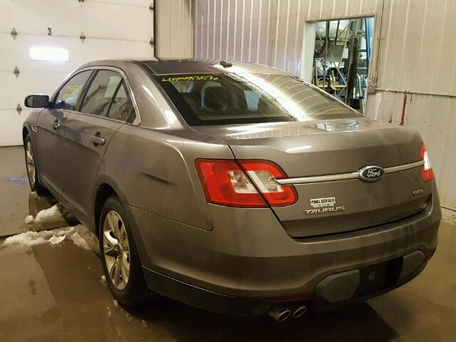 1FAHP2EW5BG125468 - 2011 FORD TAURUS SEL GRAY photo 3