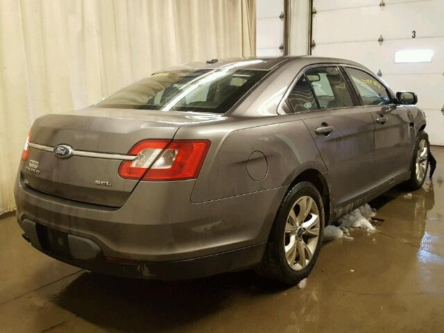 1FAHP2EW5BG125468 - 2011 FORD TAURUS SEL GRAY photo 4