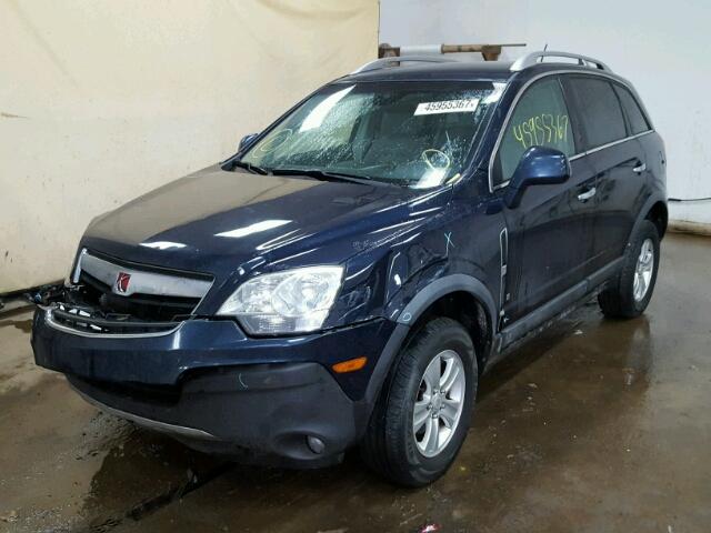 3GSCL33P38S606674 - 2008 SATURN VUE BLUE photo 2