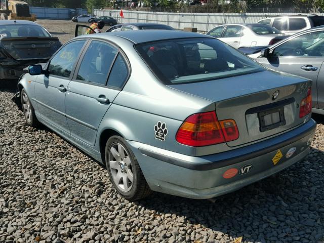 WBAEV33412KL75598 - 2002 BMW 325 I TEAL photo 3