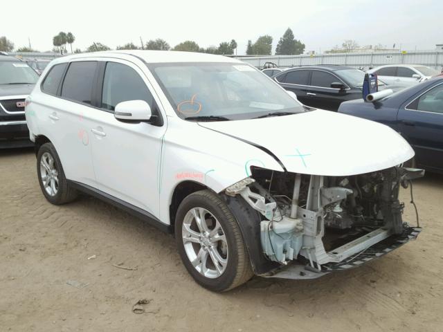 JA4AD3A37EZ010296 - 2014 MITSUBISHI OUTLANDER WHITE photo 1