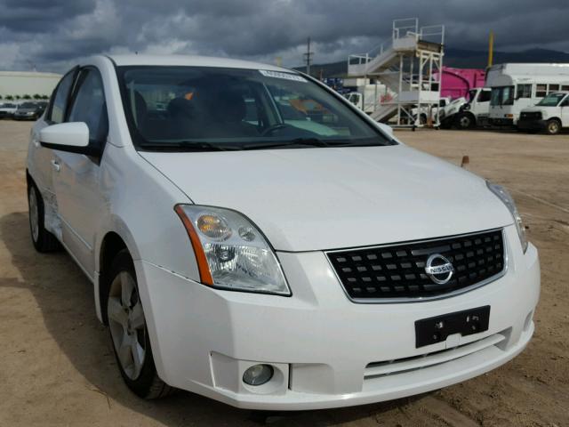 3N1AB61E88L660283 - 2008 NISSAN SENTRA WHITE photo 1