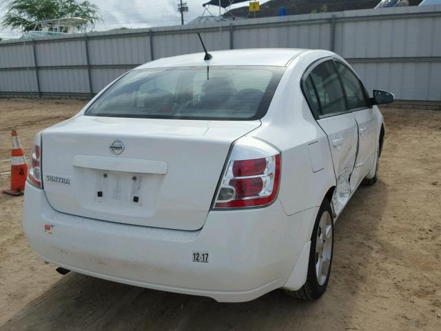 3N1AB61E88L660283 - 2008 NISSAN SENTRA WHITE photo 4