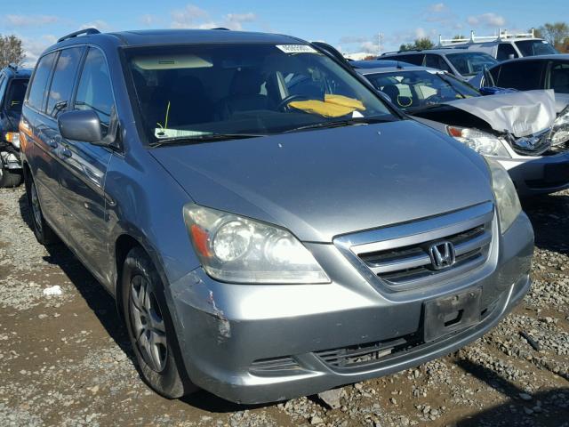 5FNRL38616B012936 - 2006 HONDA ODYSSEY EX GRAY photo 1