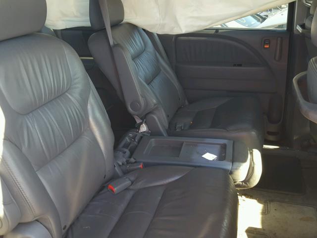 5FNRL38616B012936 - 2006 HONDA ODYSSEY EX GRAY photo 6