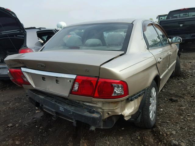 KNAGD126945363669 - 2004 KIA OPTIMA GOLD photo 4