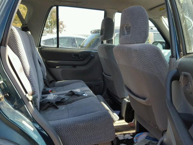 JHLRD1765WC041651 - 1998 HONDA CR-V EX TURQUOISE photo 6