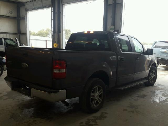 1FTPW12546KD71669 - 2006 FORD F150 SUPER GRAY photo 4