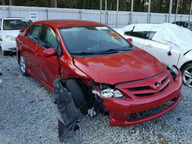 2T1BU4EE3DC994695 - 2013 TOYOTA COROLLA BA RED photo 1