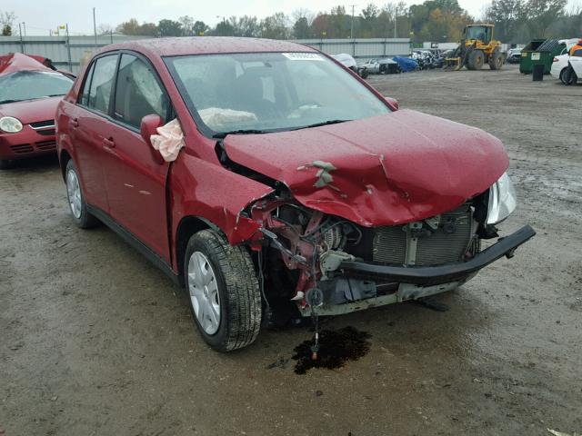 3N1BC1AP3BL477547 - 2011 NISSAN VERSA S RED photo 1