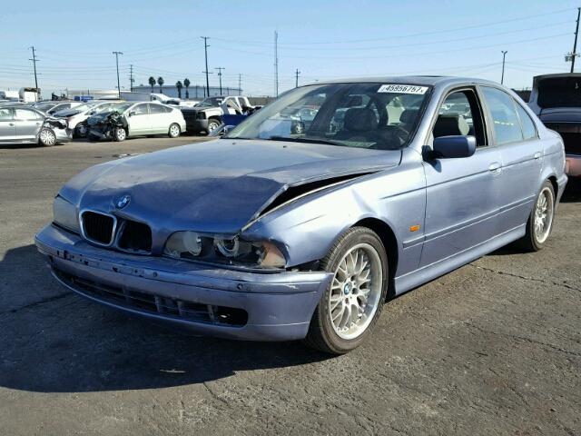 WBADT63481CF13913 - 2001 BMW 530 BLUE photo 2