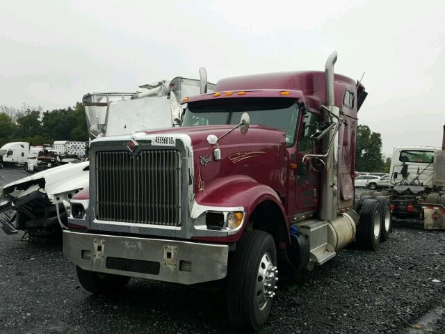 3HSDMAPR3FN575619 - 2015 INTERNATIONAL 9900 9900I BURGUNDY photo 2