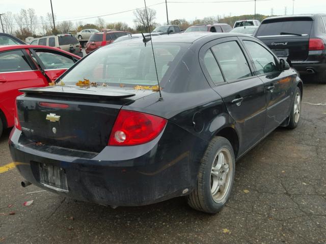 1G1AL58FX87205693 - 2008 CHEVROLET COBALT LT BLACK photo 4