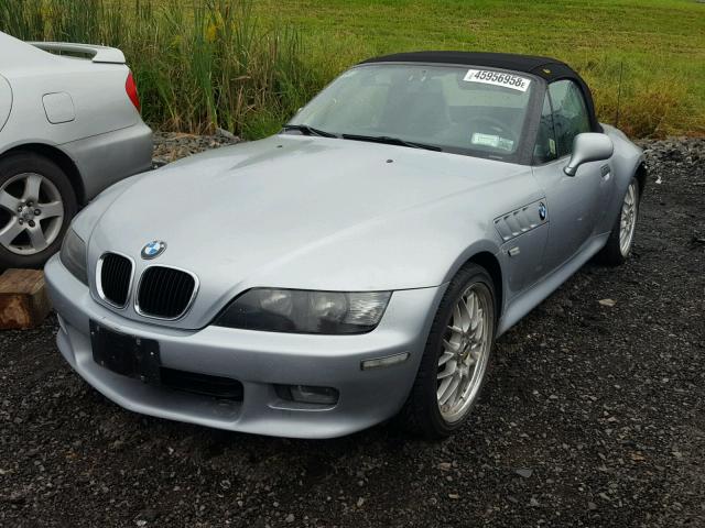 4USCJ3329VLC08471 - 1997 BMW Z3 2.8 GRAY photo 2