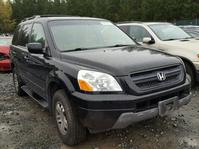 5FNYF18585B027284 - 2005 HONDA PILOT BLACK photo 1