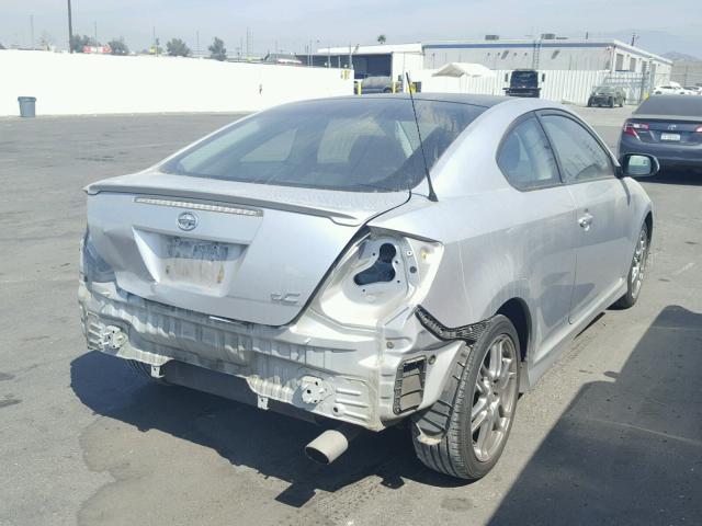 JTKDE177X60082509 - 2006 TOYOTA SCION TC 银色 照片 4