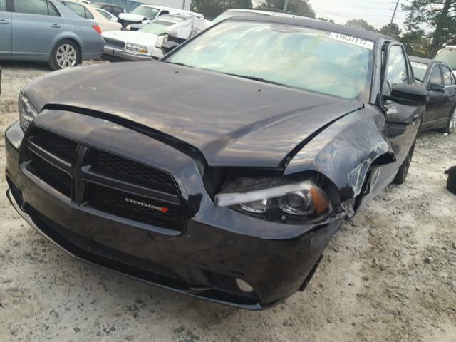 2C3CDXCT1EH213952 - 2014 DODGE CHARGER R/ BLACK photo 2