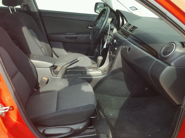 JM1BK12F781852572 - 2008 MAZDA 3 I RED photo 5