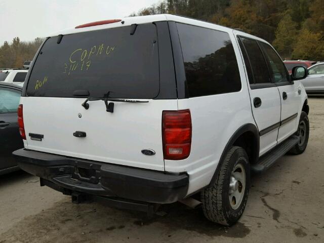1FMPU16L21LB61472 - 2001 FORD EXPEDITION WHITE photo 4