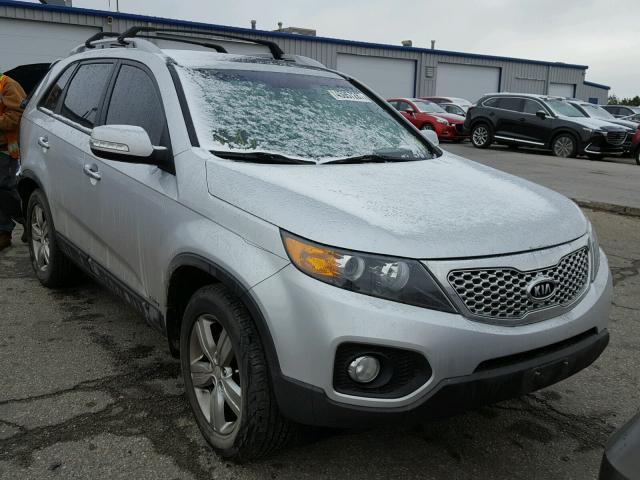 5XYKUDA26CG262625 - 2012 KIA SORENTO EX SILVER photo 1