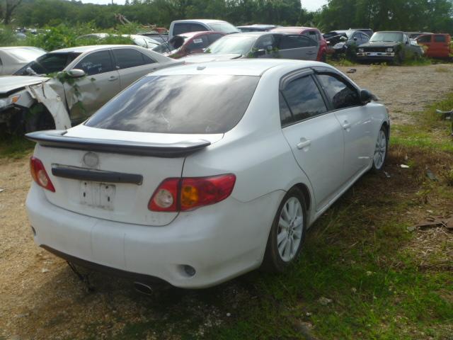 JTDBL40E299058641 - 2009 TOYOTA COROLLA BA WHITE photo 4