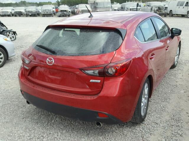 3MZBM1L72EM109184 - 2014 MAZDA 3 RED photo 4