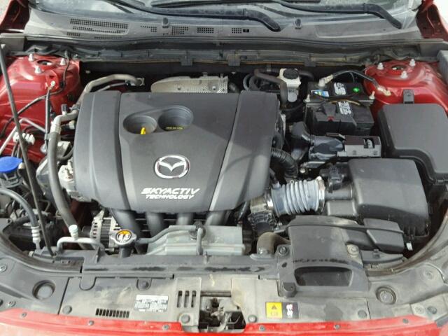 3MZBM1L72EM109184 - 2014 MAZDA 3 RED photo 7