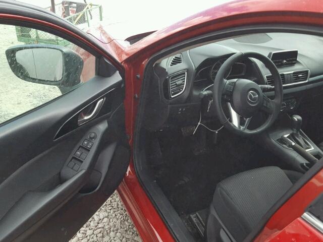 3MZBM1L72EM109184 - 2014 MAZDA 3 RED photo 9