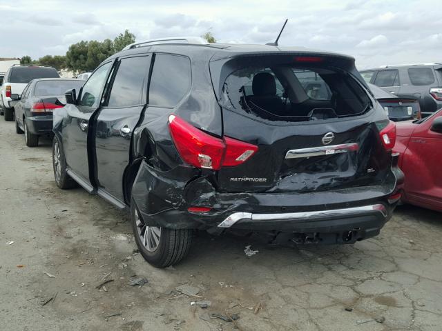 5N1DR2MN9HC669107 - 2017 NISSAN PATHFINDER BLACK photo 3