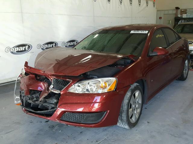 1G2ZA5E07A4103246 - 2010 PONTIAC G6 BURGUNDY photo 2