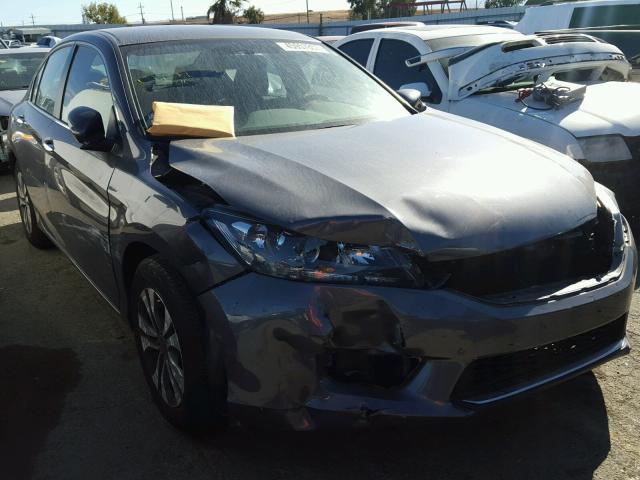 1HGCR2F35FA276081 - 2015 HONDA ACCORD LX GRAY photo 1