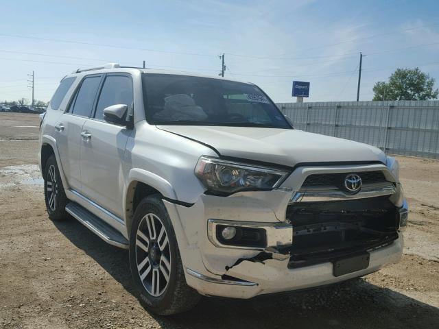 JTEZU5JR2F5088045 - 2015 TOYOTA 4RUNNER SR WHITE photo 1