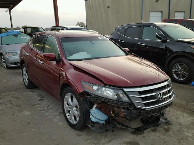 5J6TF1H51AL011472 - 2010 HONDA ACCORD CRO BURGUNDY photo 1