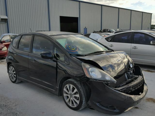 JHMGE8H55DC011111 - 2013 HONDA FIT BLACK photo 1