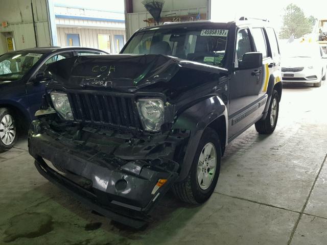 1J4PN2GK9AW139684 - 2010 JEEP LIBERTY SP GREEN photo 2