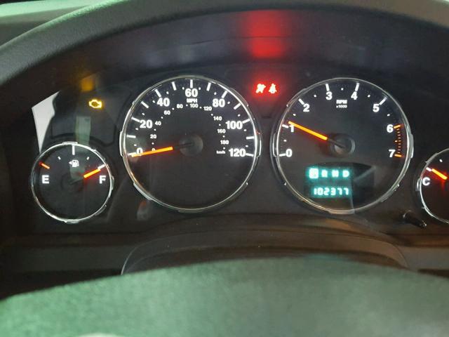 1J4PN2GK9AW139684 - 2010 JEEP LIBERTY SP GREEN photo 8