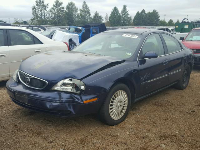 1MEFM50U52G603274 - 2002 MERCURY SABLE BLUE photo 2